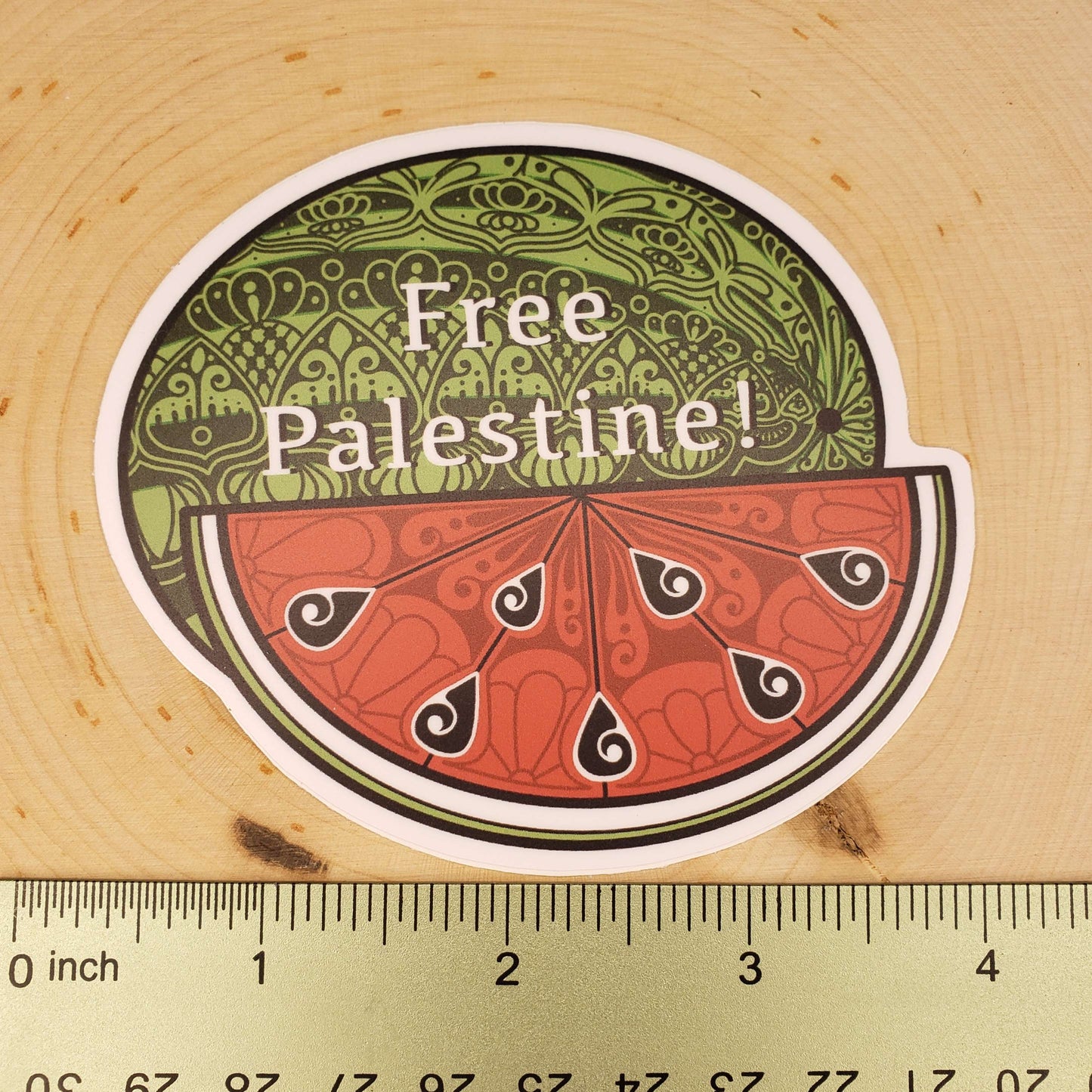 Free Palestine Watermelon Sticker – Proceeds Donated