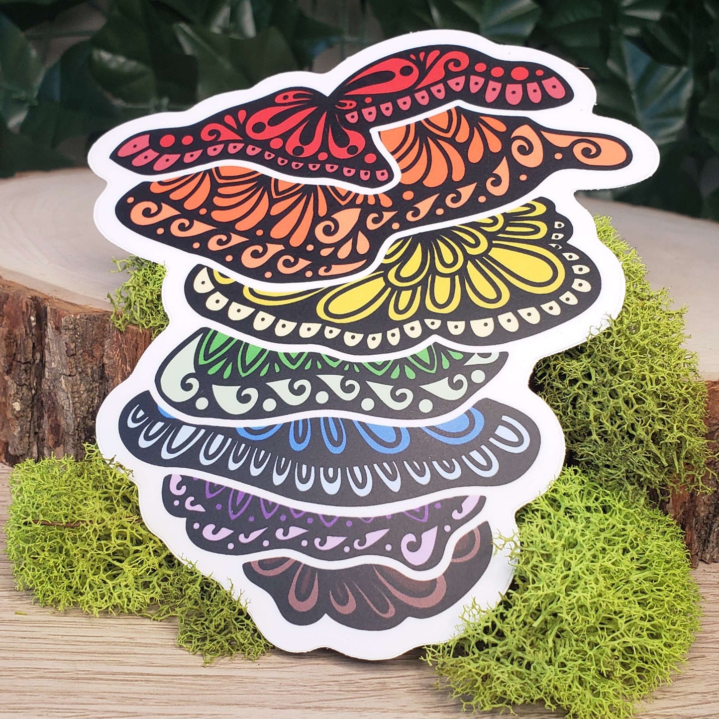 Rainbow PrideShroom Sticker