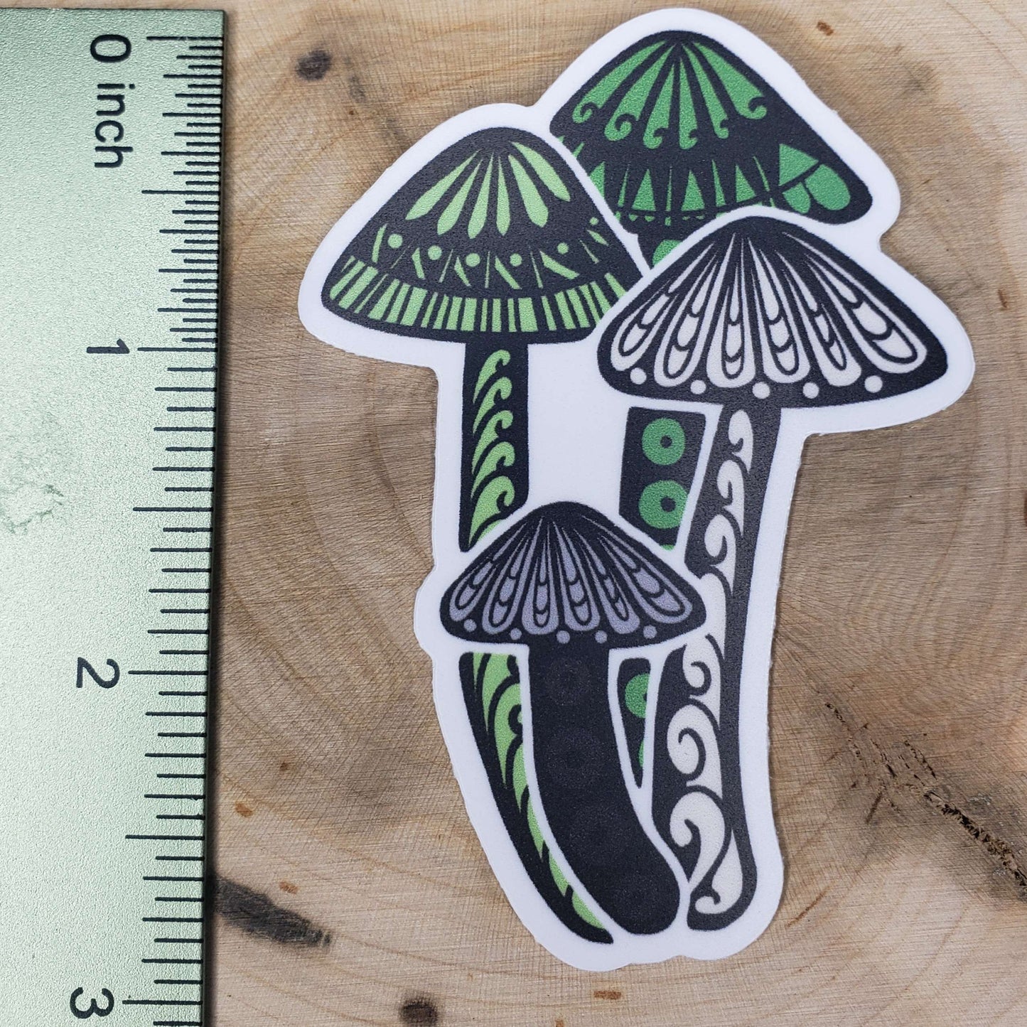 Aromantic PrideShroom Sticker