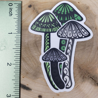 Aromantic PrideShroom Sticker