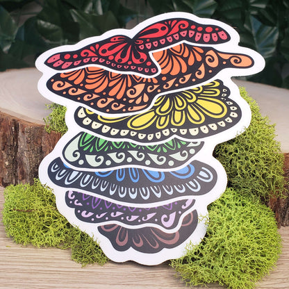 Rainbow PrideShroom Sticker